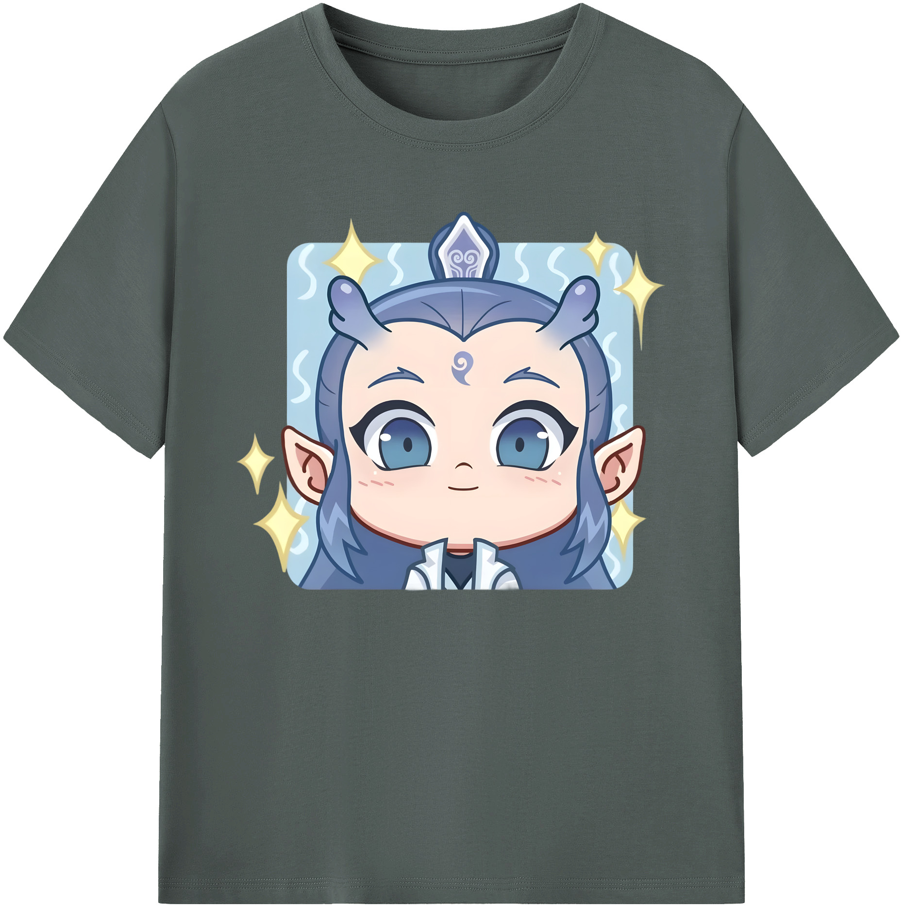 （画像用） Ne Zha 2 ナタ 魔童の大暴れ 綿100％ メンズ半袖Tシャツ｜肌触りやわらか＆通気性